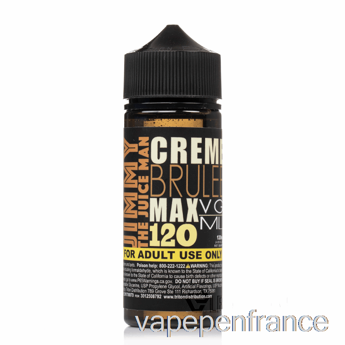 Crème Brûlée - Jimmy The Juiceman - 120 Ml 3 Mg Stylo Vape